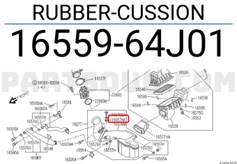 Nissan 1655964J01 RUBBER-CUSSION