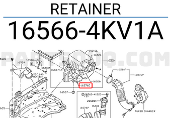 Nissan 165664KV1A RETAINER