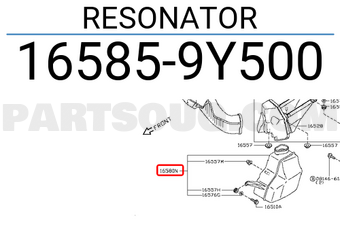 Nissan 165859Y500 RESONATOR