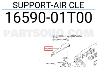 Nissan 1659001T00 SUPPORT-AIR CLE