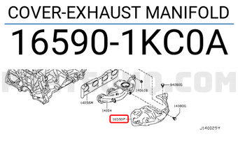 Nissan 165901KC0A COVER-EXHAUST MANIFOLD