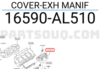 Nissan 16590AL510 COVER-EXH MANIF
