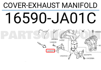 Nissan 16590JA01C COVER-EXHAUST MANIFOLD