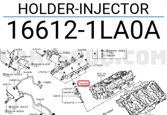 Nissan 166121LA0A HOLDER-INJECTOR