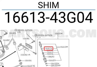 Nissan 1661343G04 SHIM