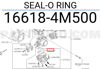 Nissan 166184M500 SEAL-O RING