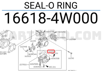 Nissan 166184W000 SEAL-O RING