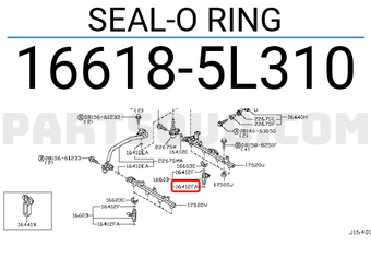 Nissan 166185L310 SEAL-O RING