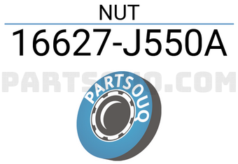 Nissan 16627J550A NUT