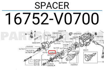 Nissan 16752V0700 SPACER