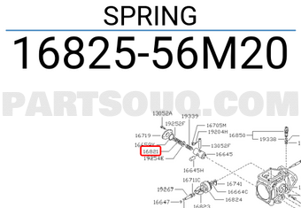 Nissan 1682556M20 SPRING