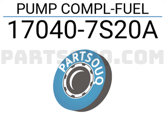 Nissan 170407S20A PUMP COMPL-FUEL