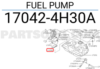 Nissan 170424H30A FUEL PUMP