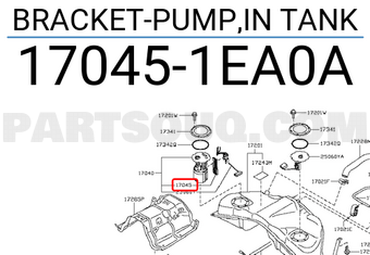 Nissan 170451EA0A BRACKET-PUMP,IN TANK