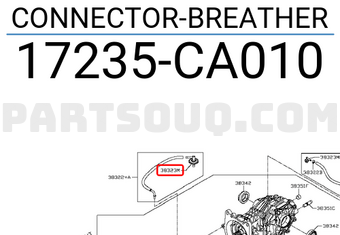 Nissan 17235CA010 CONNECTOR-BREATHER