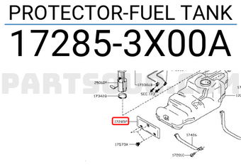 Nissan 172853X00A PROTECTOR-FUEL TANK