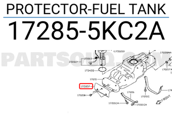Nissan 172855KC2A PROTECTOR-FUEL TANK