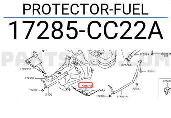 Nissan 17285CC22A PROTECTOR-FUEL