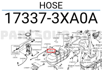 Nissan 173373XA0A HOSE