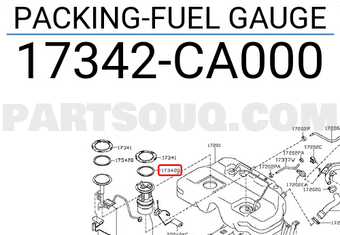 Nissan 17342CA000 PACKING-FUEL GAUGE