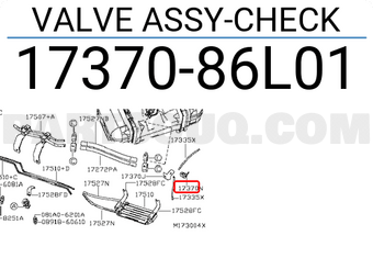 Nissan 1737086L01 VALVE ASSY-CHECK