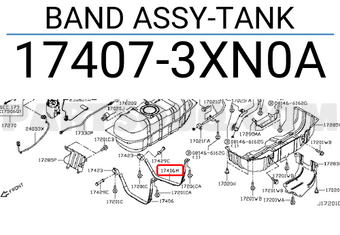 Nissan 174073XN0A BAND ASSY-TANK