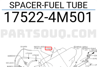 Nissan 175224M501 SPACER-FUEL TUBE