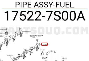 Nissan 175227S00A PIPE ASSY-FUEL