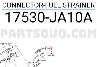 Nissan 17530JA10A CONNECTOR-FUEL STRAINER