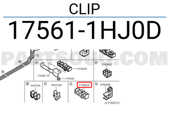 Nissan 175611HJ0D CLIP