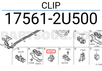 Nissan 175612U500 CLIP