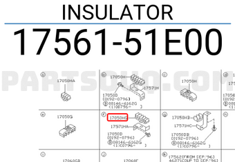 Nissan 1756151E00 INSULATOR
