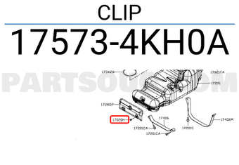 Nissan 175734KH0A CLIP