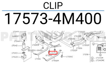 Nissan 175734M400 CLIP