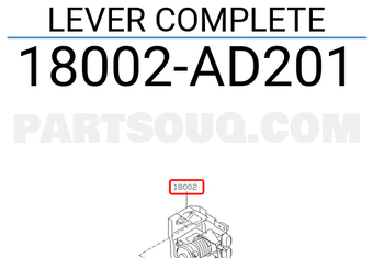 Nissan 18002AD201 LEVER COMPLETE