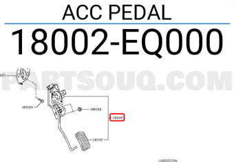 Nissan 18002EQ000 ACC PEDAL