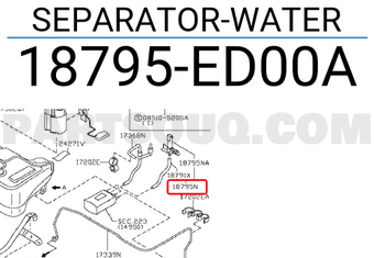 Nissan 18795ED00A SEPARATOR-WATER