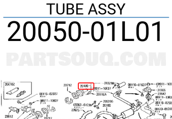 Nissan 2005001L01 TUBE ASSY