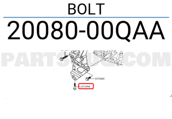 Nissan 2008000QAA BOLT