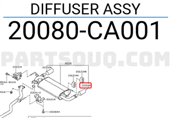 Nissan 20080CA001 DIFFUSER ASSY