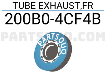 Nissan 200B04CF4B TUBE EXHAUST,FR