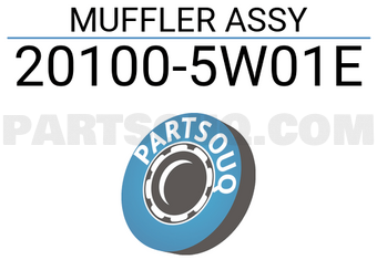 Nissan 201005W01E MUFFLER ASSY