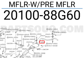 Nissan 2010088G60 MFLR-W/PRE MFLR