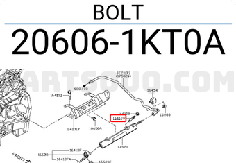 Nissan 206061KT0A BOLT