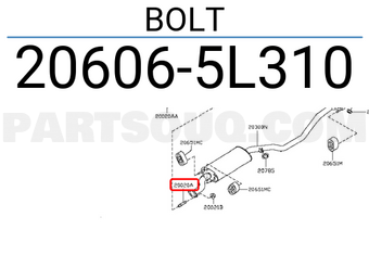 Nissan 206065L310 BOLT