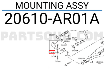 Nissan 20610AR01A MOUNTING ASSY