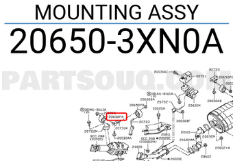 Nissan 206503XN0A MOUNTING ASSY