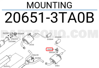Nissan 206513TA0B MOUNTING