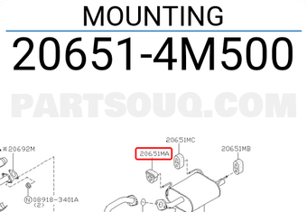 Nissan 206514M500 MOUNTING