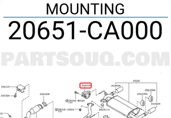 Nissan 20651CA000 MOUNTING